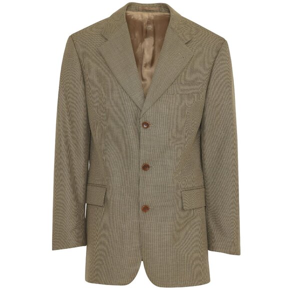 HUGO BOSS (Germany) 90s, E. Thomas Silk-Wool, Birdseye Weave, Roland Bremen - Picture 1 of 9